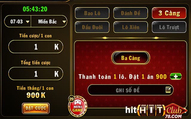 3 Càng khi chơi Lô đề hitclub