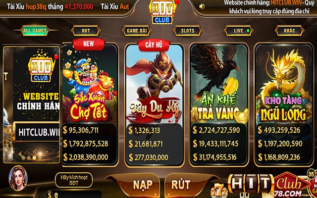 Đăng nhập và tìm chọn game Tây Du Ký Hitclub để chơi