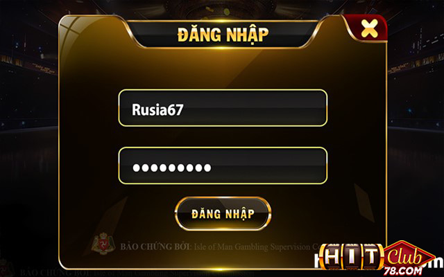 Đăng nhập vào tài khoản game Hitclub để chơi xóc đĩa