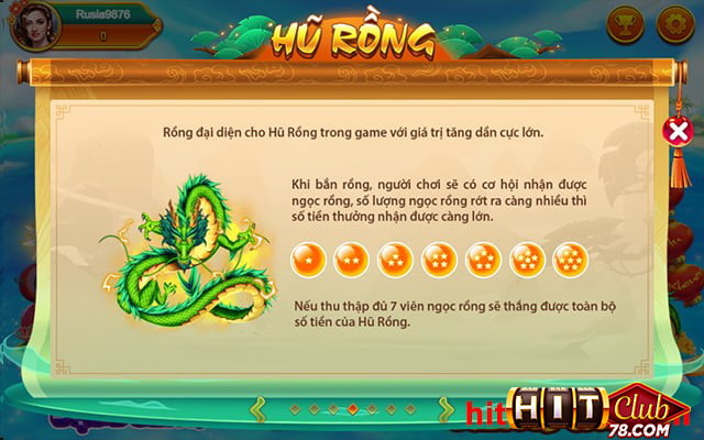 Hũ rồng trong Bắn cá Hitclub