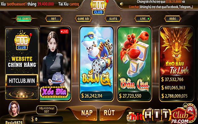 Tìm chọn game bắn cá trên trang chủ Hitclub