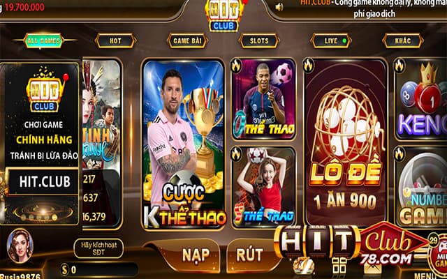 Chọn sảnh thể thao hitclub nơi có giải UEFA