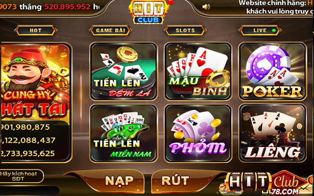 Chọn tiến lên đếm lá hitclub để chơi