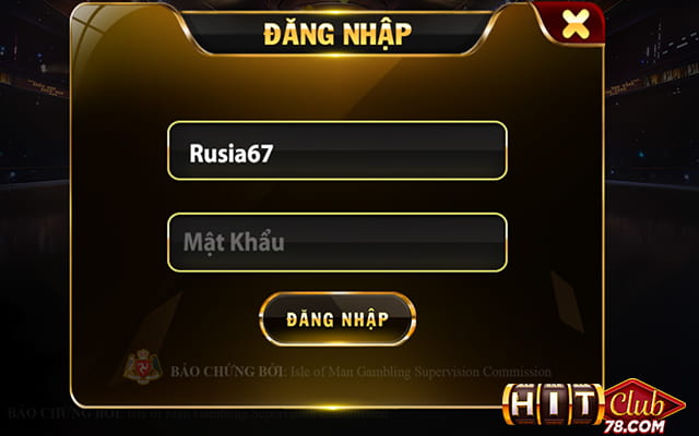 Đăng nhập cổng game HitClub