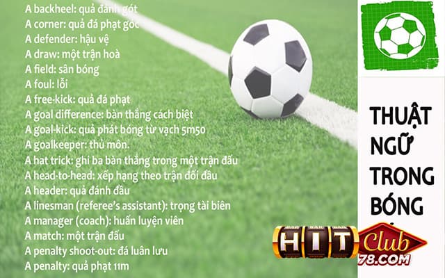 Các thuật ngữ cá độ bóng đá trực tuyến phổ biến