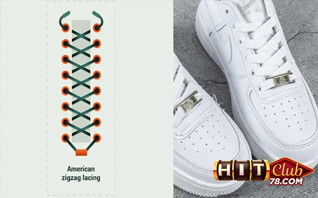 Cột dây giày đá bóng kiểu xương cá